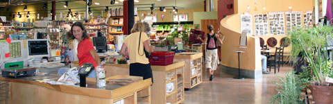 Middlebury Natural Foods Co-op checkout area – Middlebury, Vermont